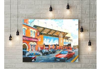 Liverpool FC Anfield Stadium 'Going to the Match' S1 Wall Art Canvas